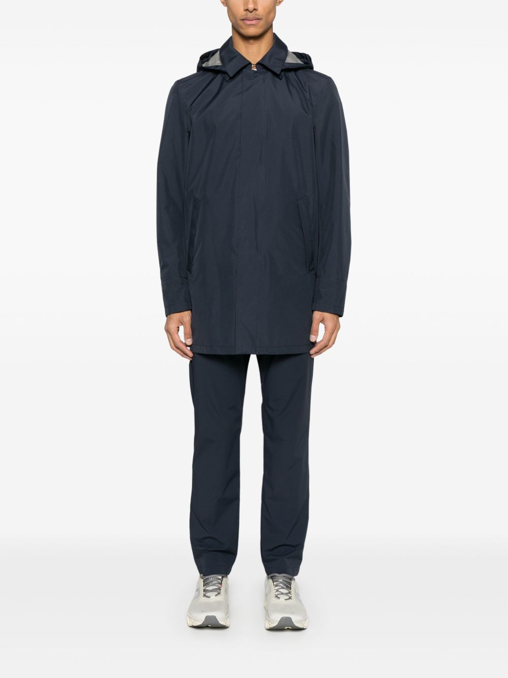 HERNO Pantaloni blu navy