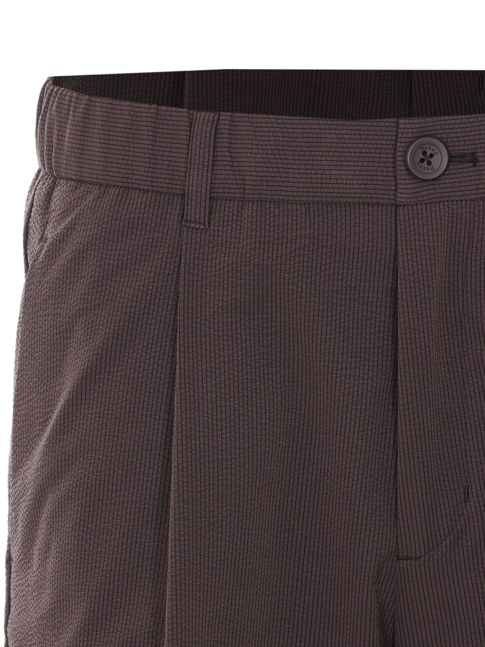 HERNO Bermuda marroni con pinces