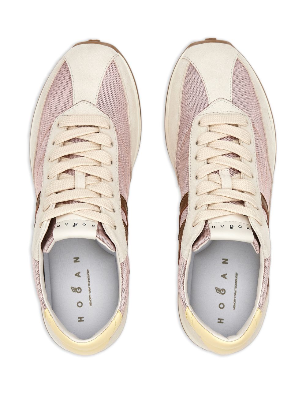 HOGAN Sneakers Athletic in tessuto tecnico e pelle