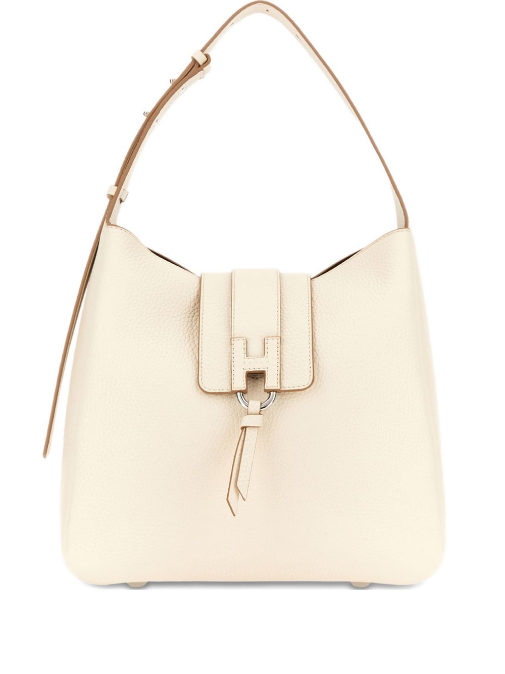 HOGAN Borsa a spalla in pelle panna