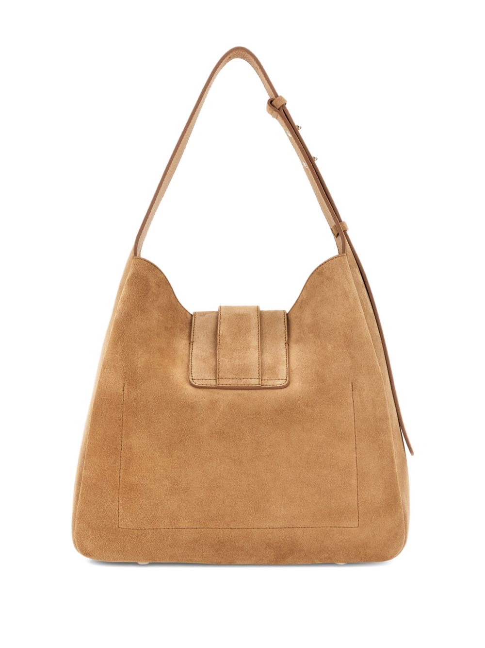 HOGAN Borsa a spalla in suede cammello