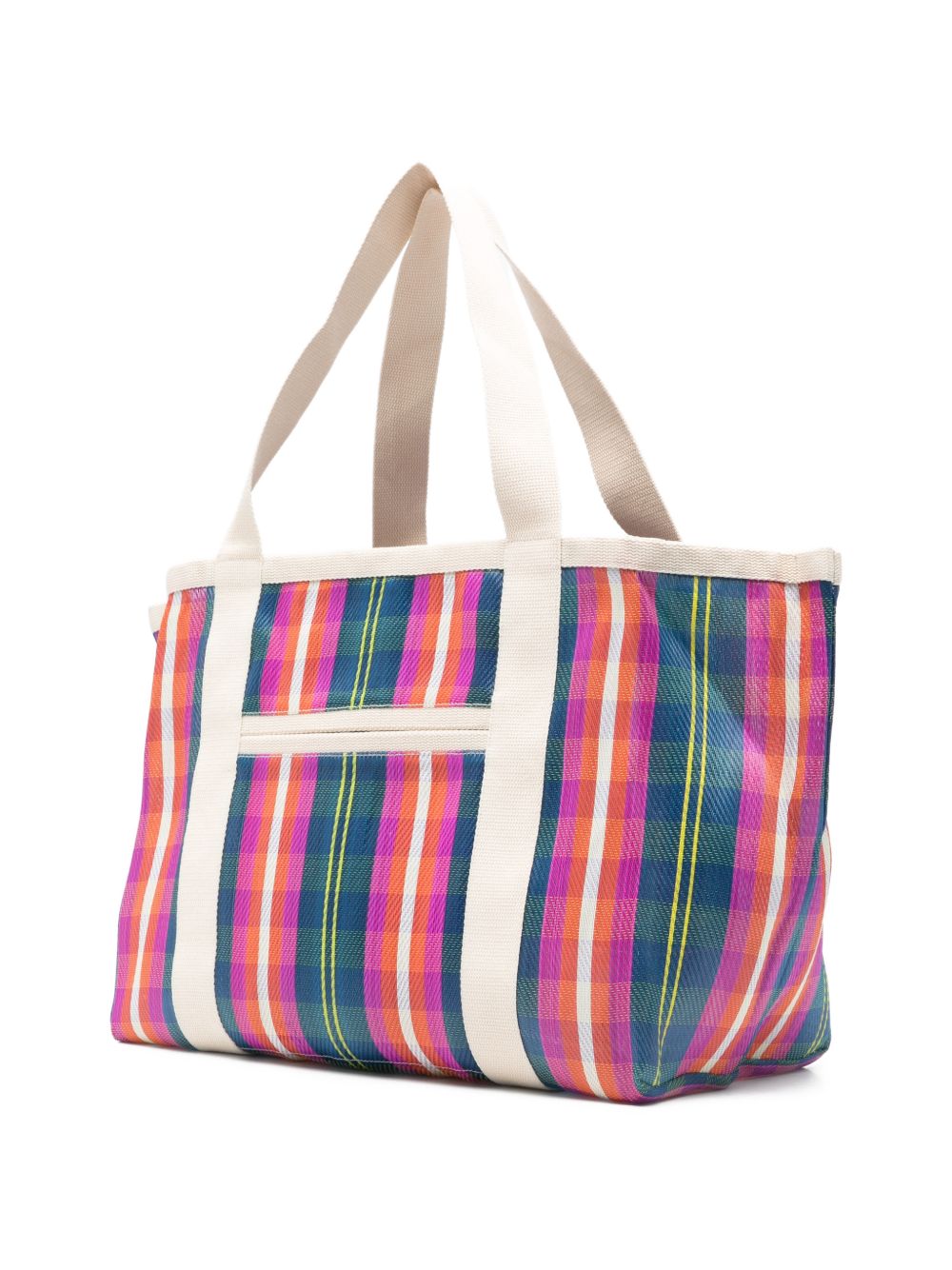 ISABEL MARANT Borsa shopping Darwen a righe multicolori