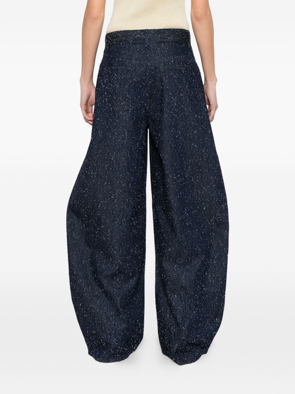 JACQUEMUS Pantaloni in denim de-Nîmes Ovalo