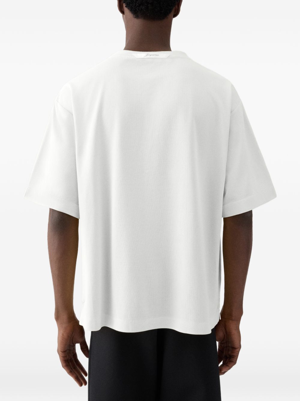 JACQUEMUS T-shirt bianca a girocollo