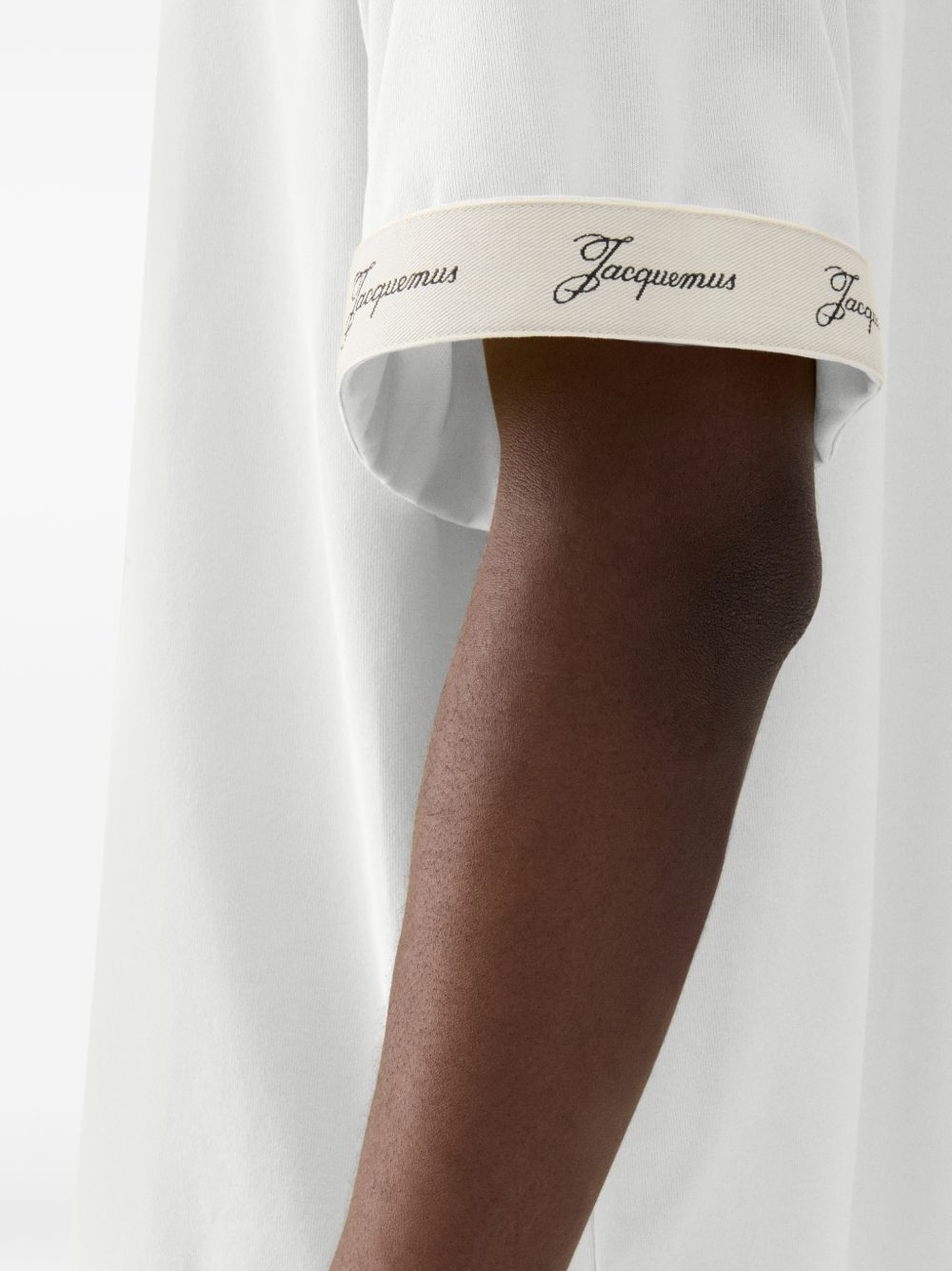 JACQUEMUS T-shirt bianca a girocollo