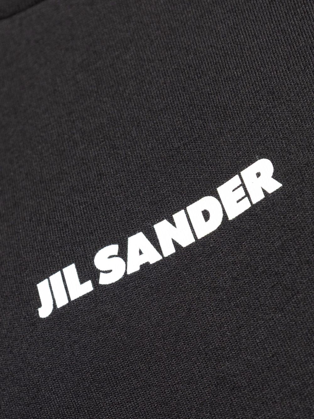 JIL SANDER T-shirt in cotone nero con logo