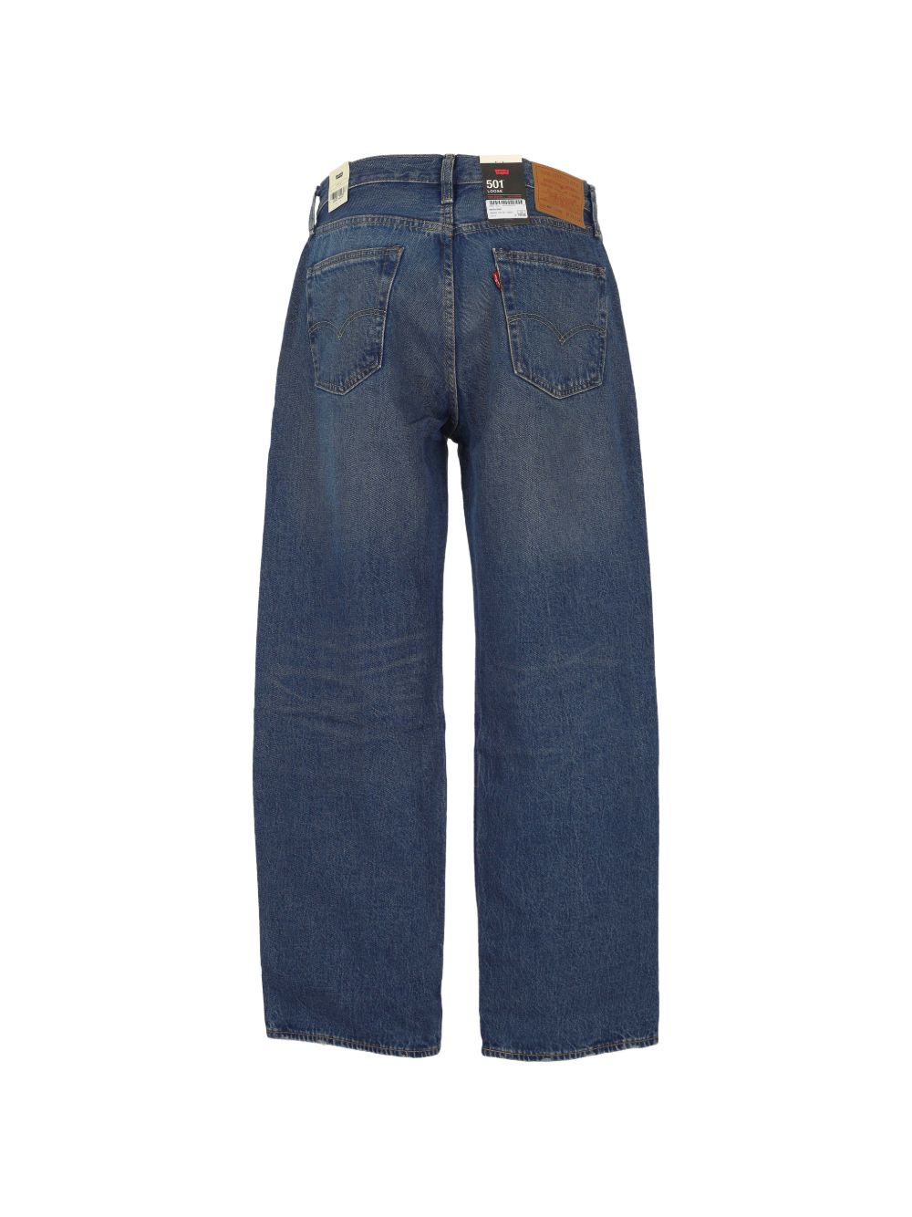 LEVIS Jeans 501 blu effetto wash