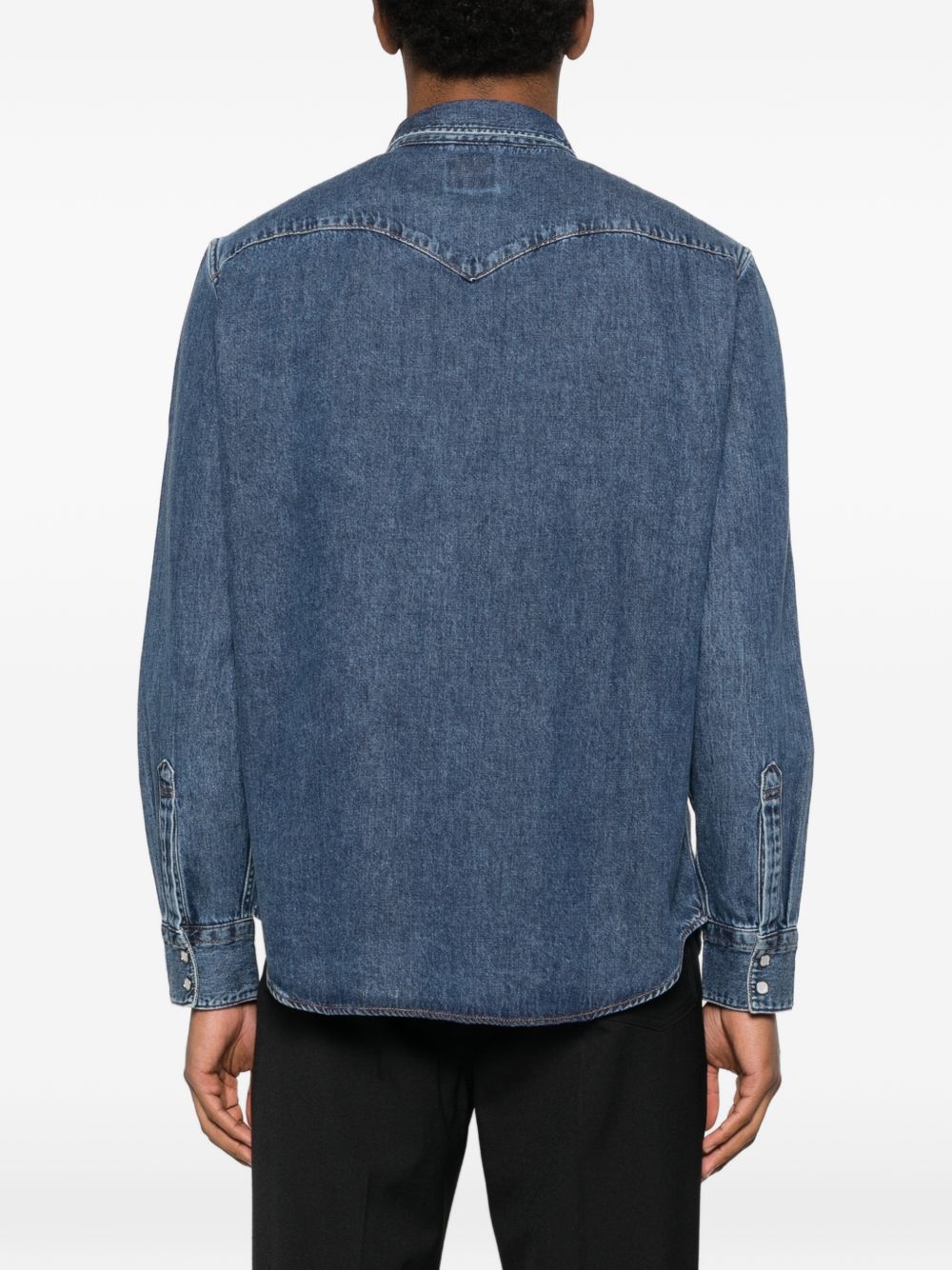 LEVIS Camicia denim blu Barstow Western