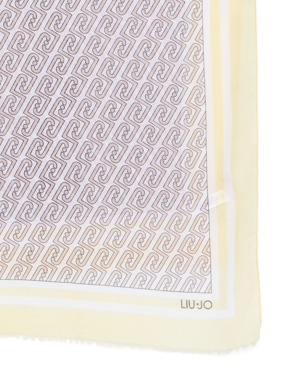 LIUJO Foulard con bordo giallo