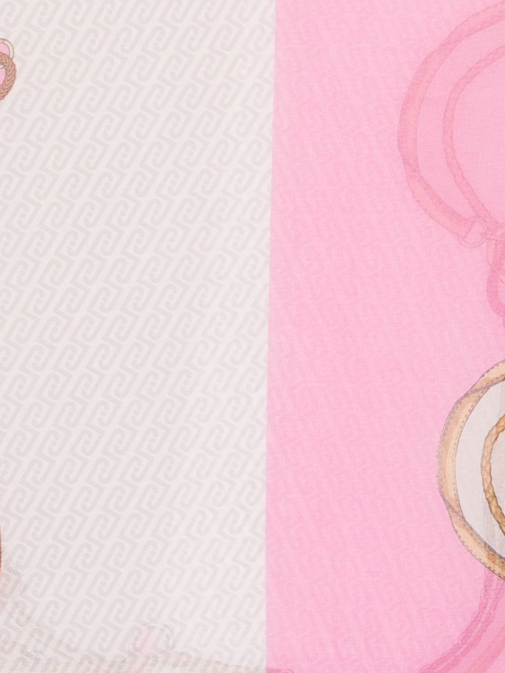 LIUJO Foulard con fantasia rosa