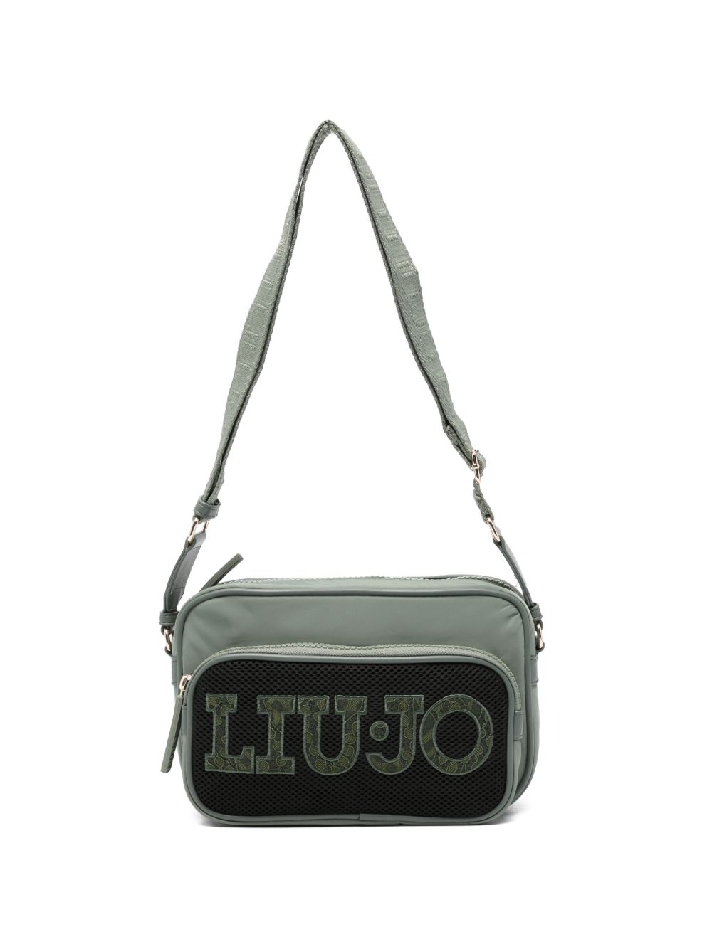 LIUJO Borsa tracolla grigia con logo
