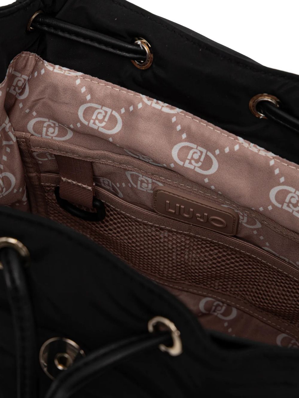 LIUJO Zaino nero con tasche esterne