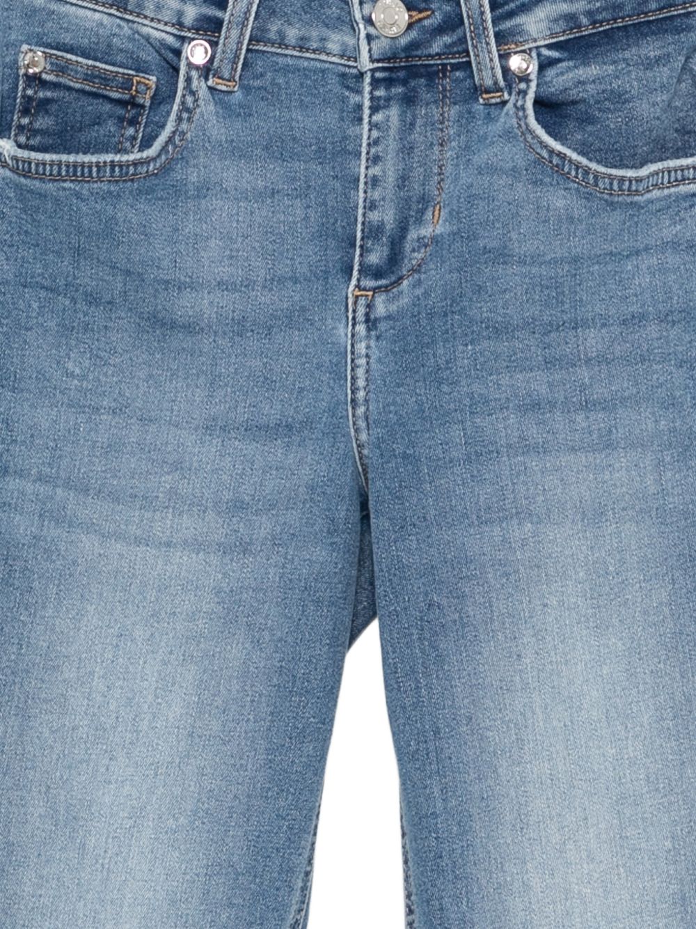 LIUJO Blu jeans effetto wash con tasche