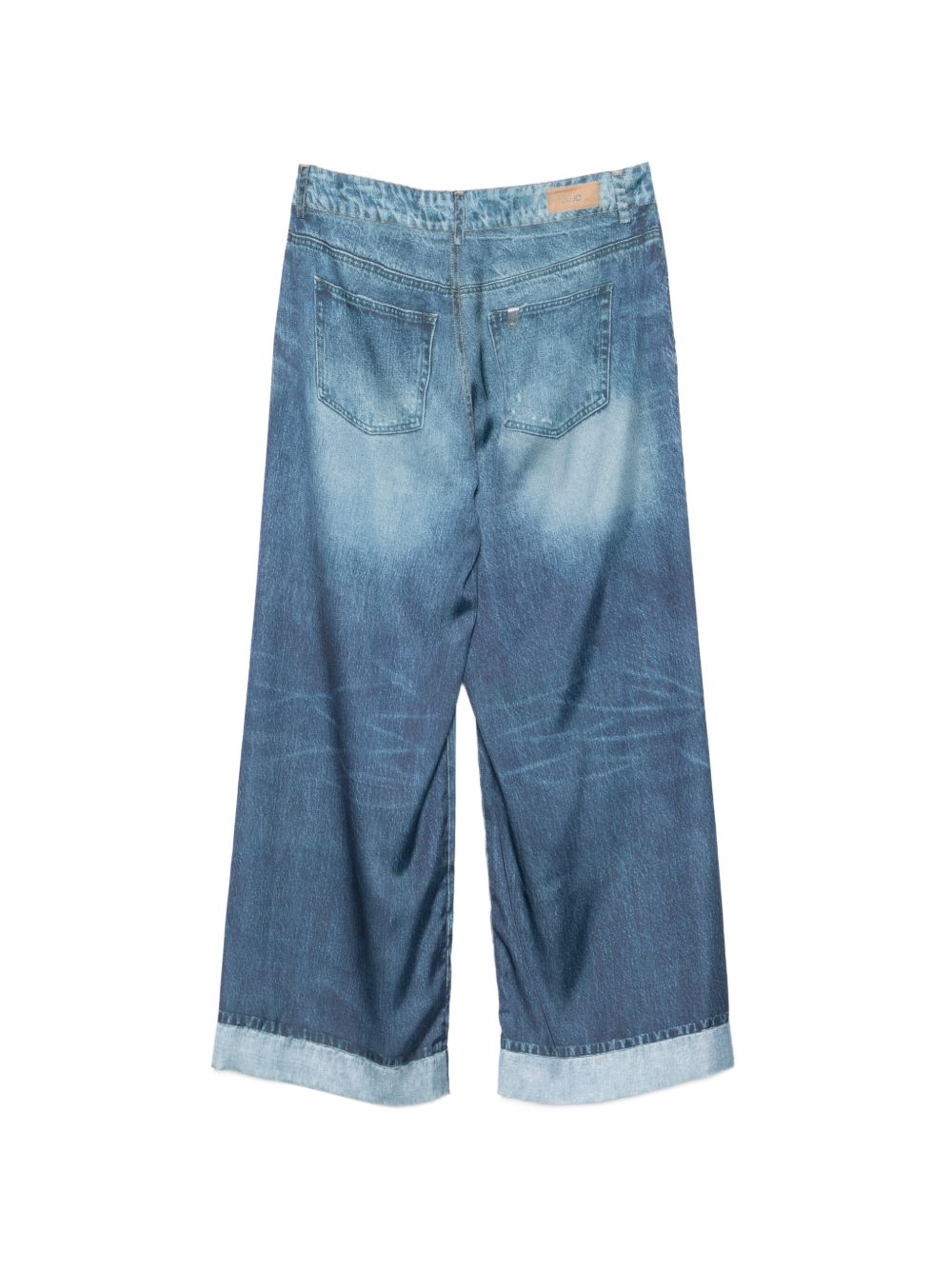 LIUJO Jeans lunghi blu con effetto sfrumato