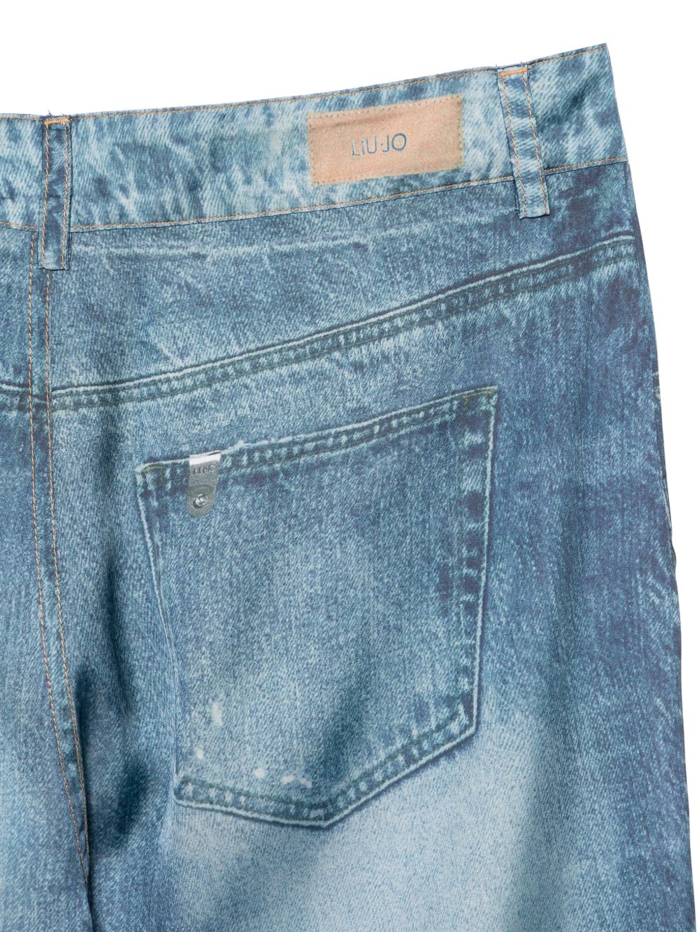 LIUJO Jeans lunghi blu con effetto sfrumato