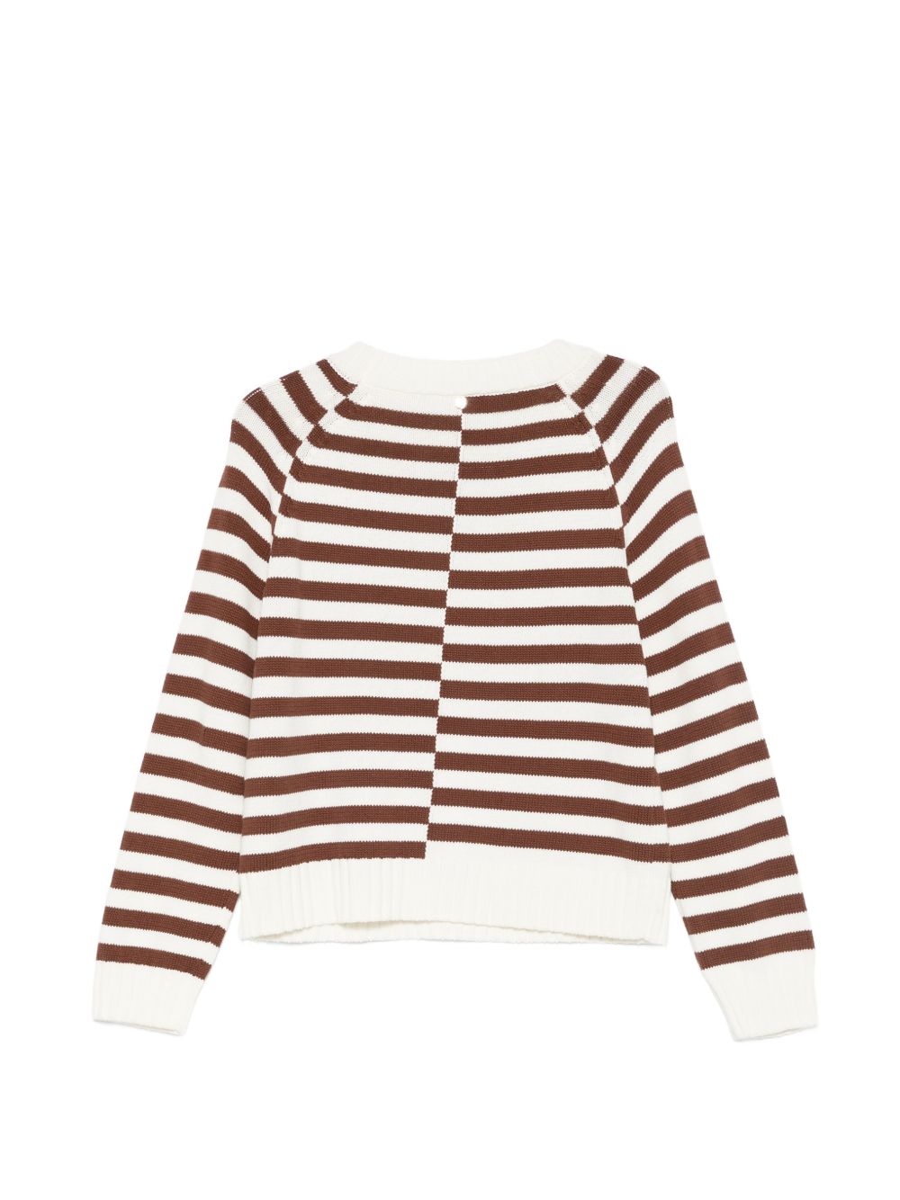LIUJO Maglia girocollo a righe con decorazione