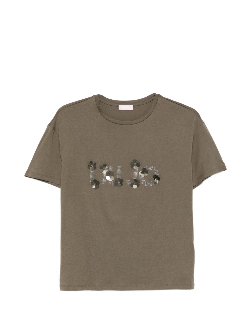 LIUJO T-shirt girocollo a maniche corte con logo
