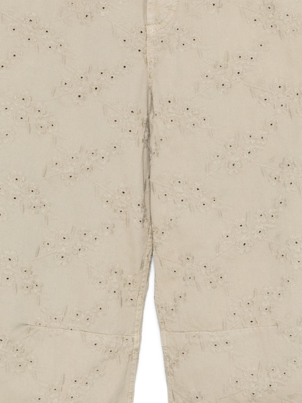 LIUJO Pantaloni baloon beige con ricami