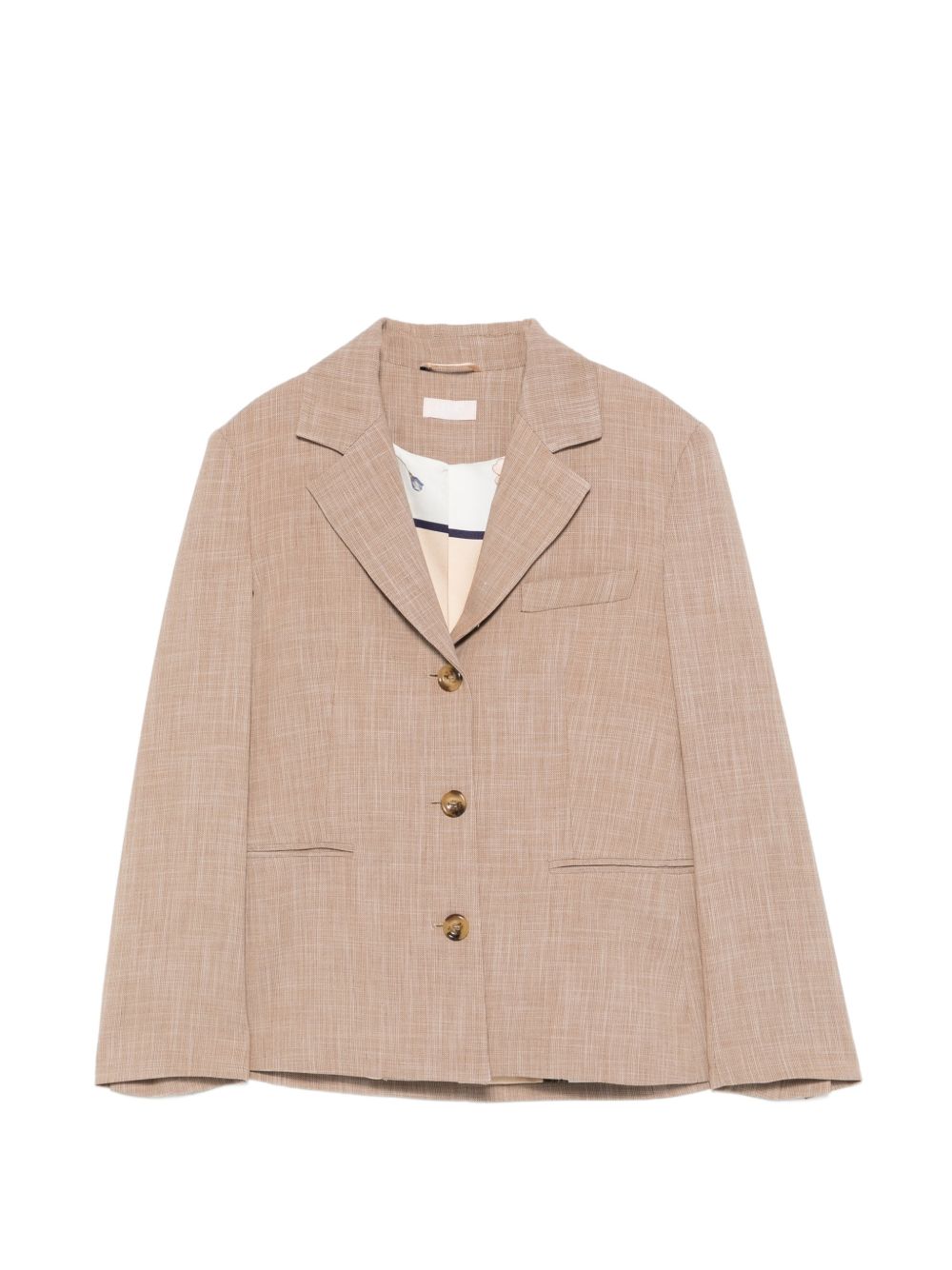 LIUJO Giacca blazer color sabbia con tasche