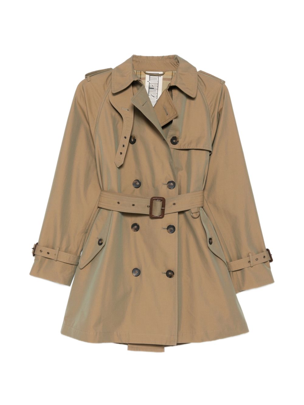 L IMPERMEABILE Trench corto Nelson New Bright con cintura in vita
