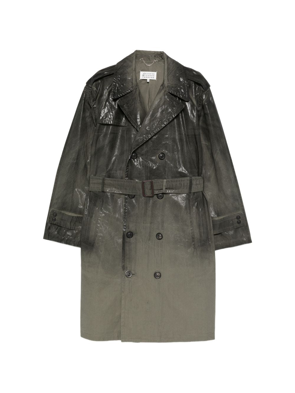MAISON MARGIELA Trench in cotone degradé