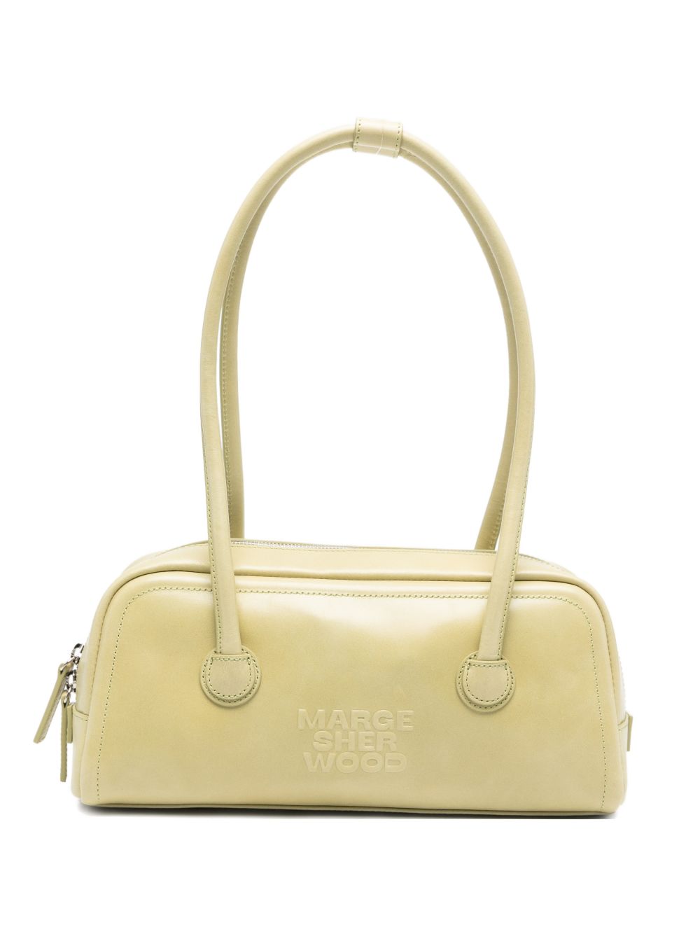 MARGESHERWOOD Borsa a spalla Soft Baguette verde chiaro