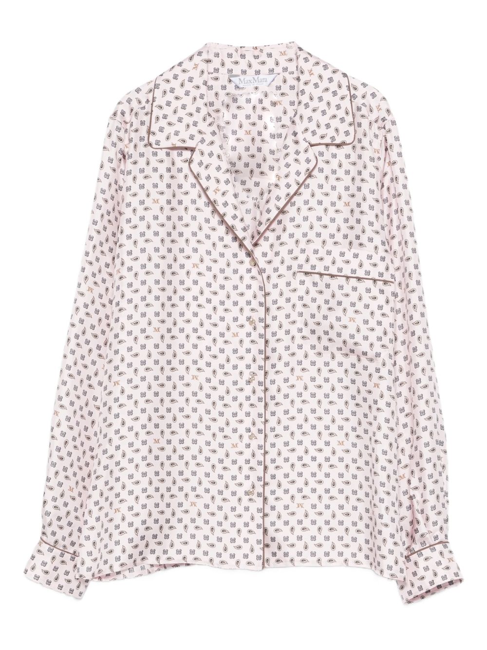 MAX MARA Camicia Disco in seta con tasca