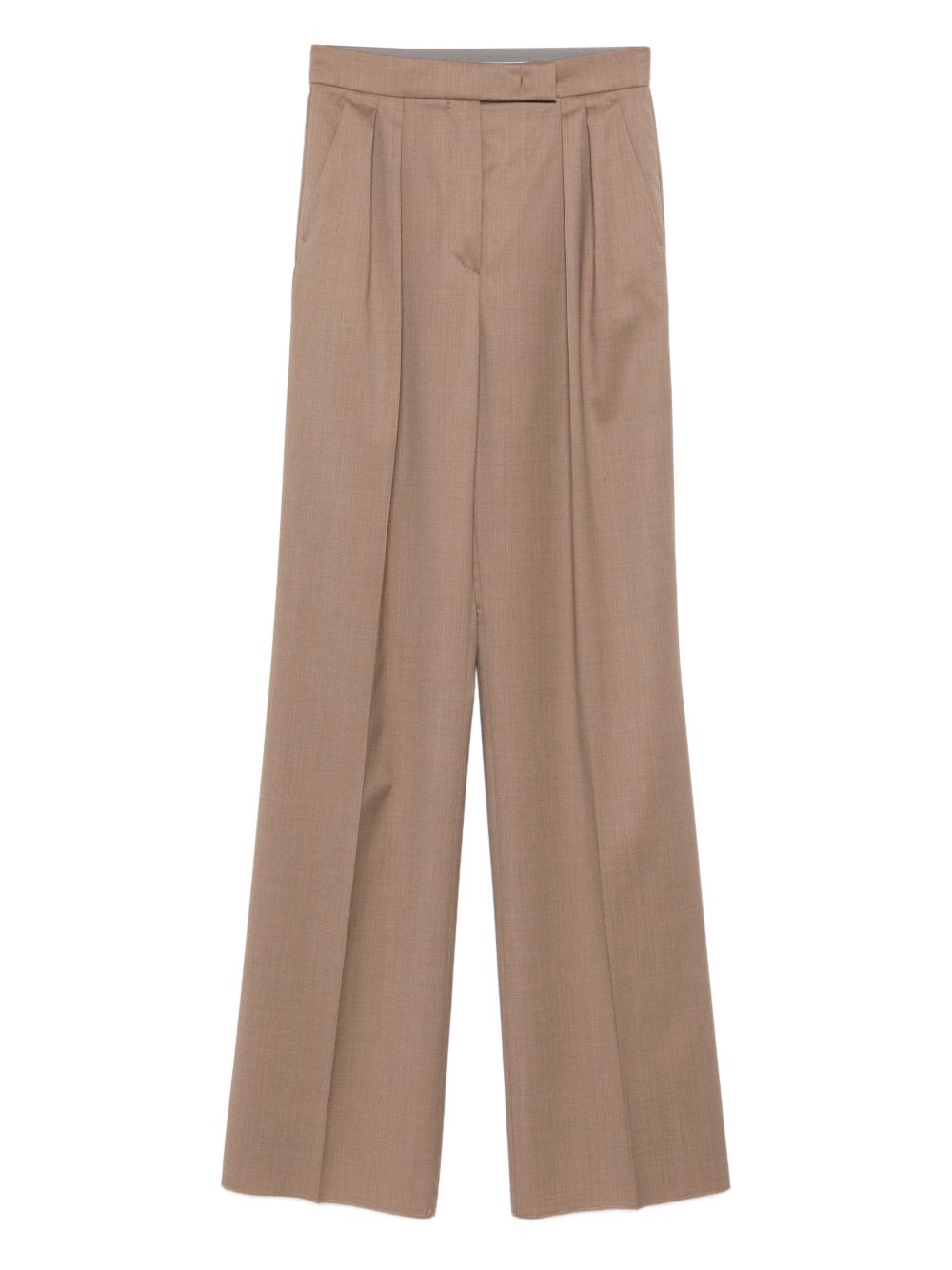 MAX MARA Pantaloni a palazzo marroni chiaro