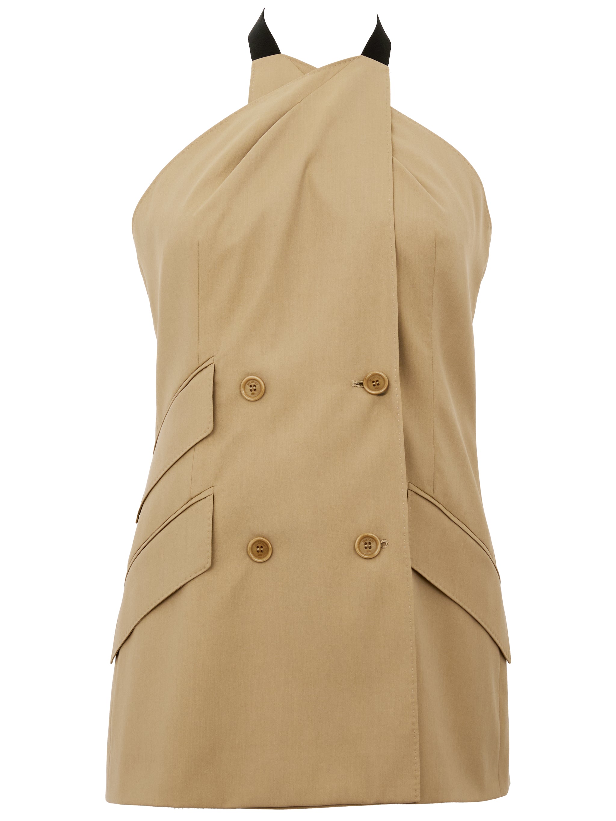 MAX MARA Gilet doppiopetto Nuraghe beige