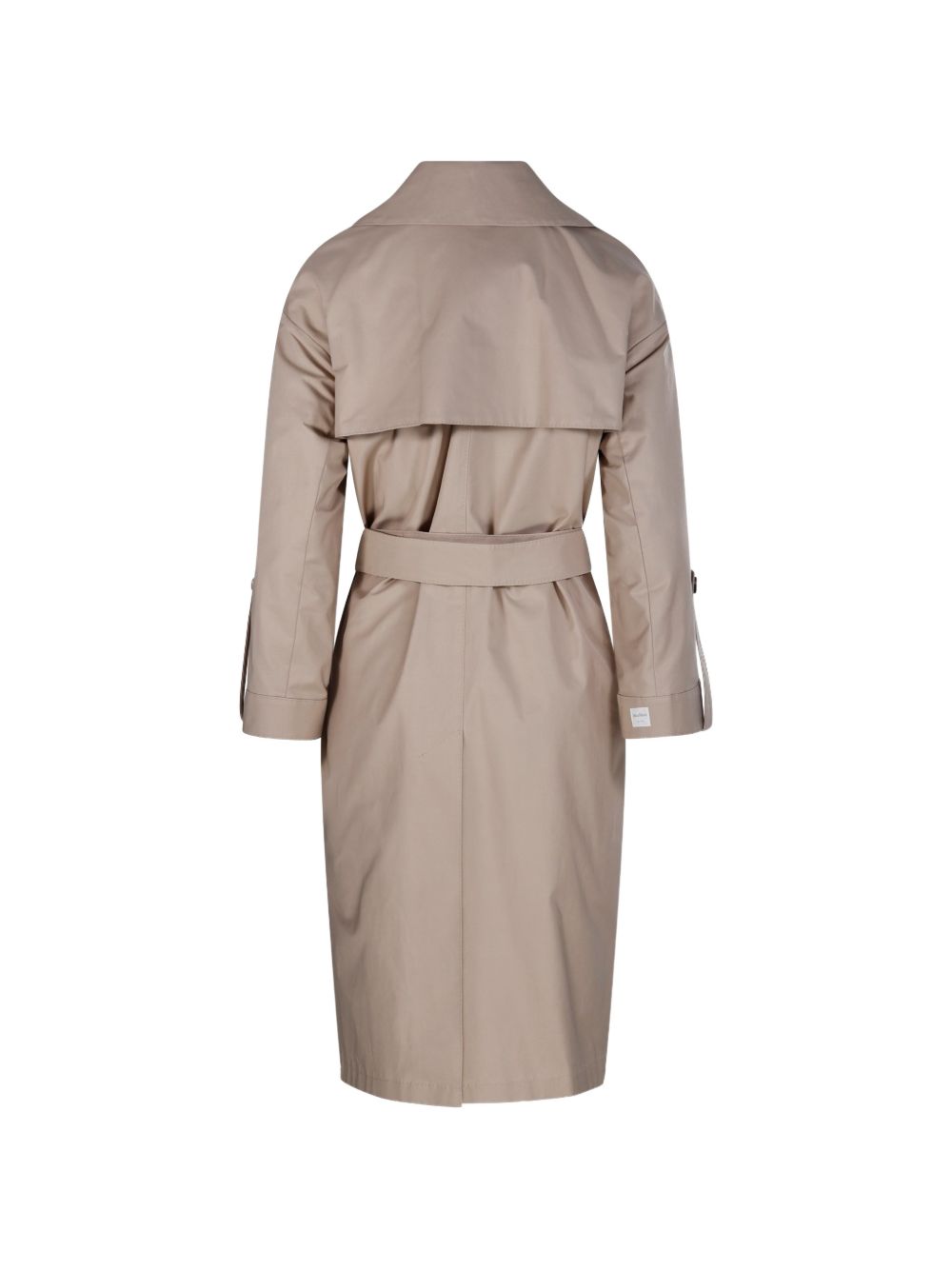 MAX MARA THE CUBE Trench Camour beige con cintura