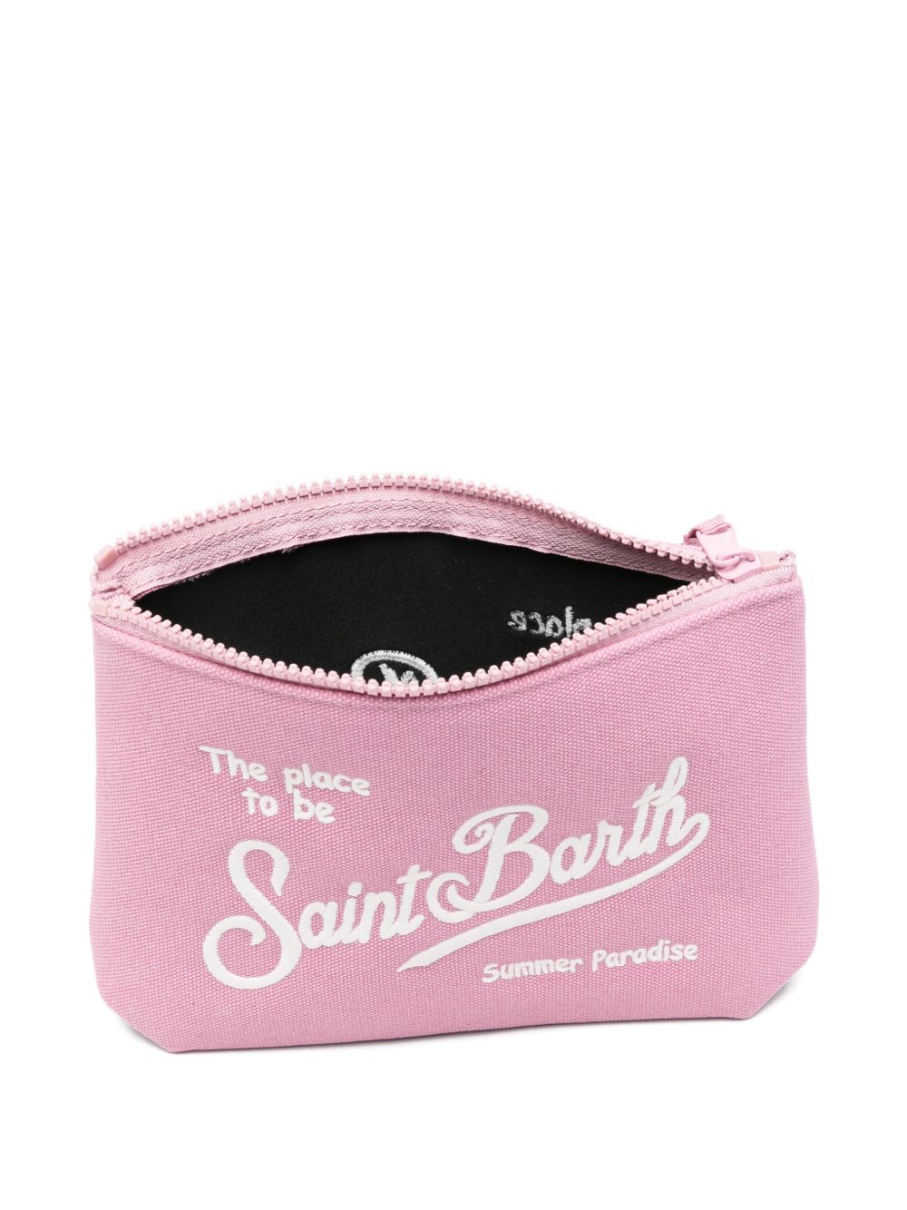 MC2 SAINT BARTH Pochette Rosa Aline Canvas