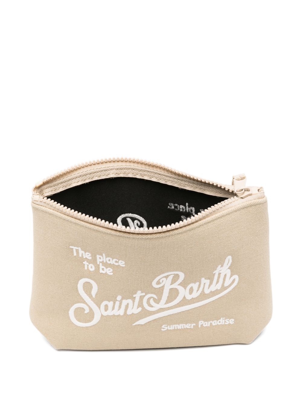 MC2 SAINT BARTH Pochette Aline Canvas beige
