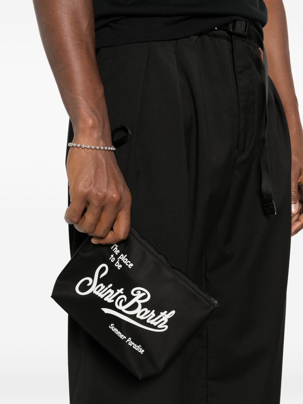 MC2 SAINT BARTH Pochette Aline in nylon nero