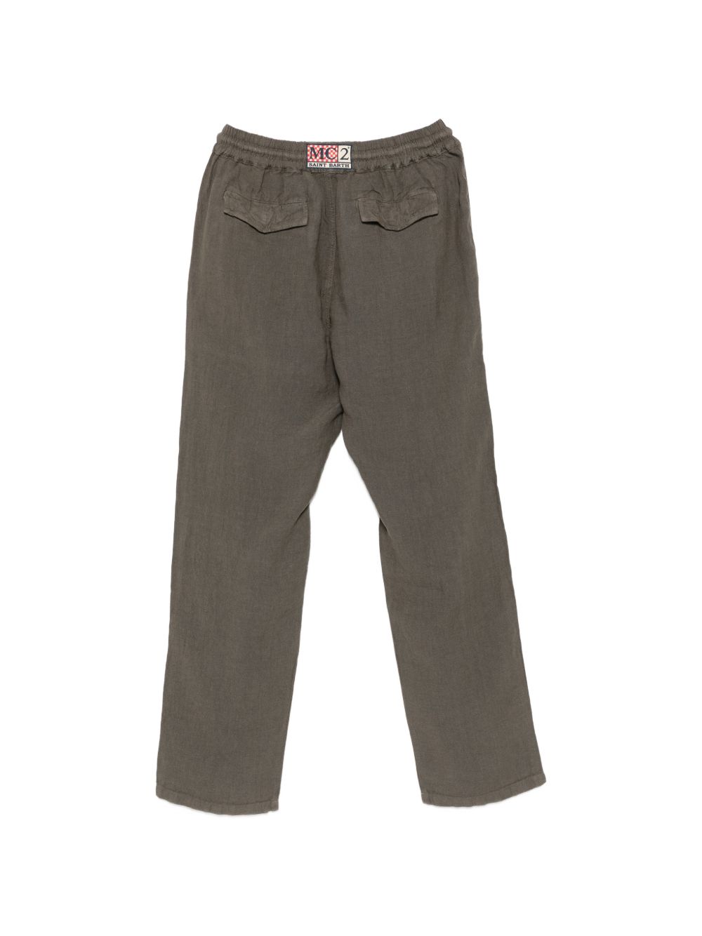 MC2 SAINT BARTH Pantaloni Calais casual in lino con coulisse