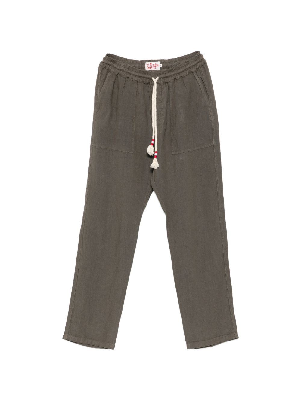 MC2 SAINT BARTH Pantaloni Calais casual in lino con coulisse