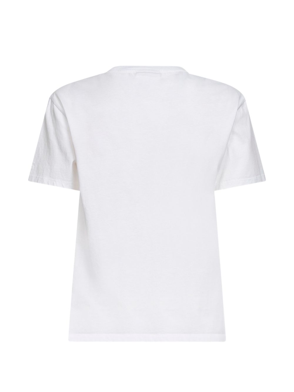 MC2 SAINT BARTH T-shirt Emilie di cotone bianco con ricamo