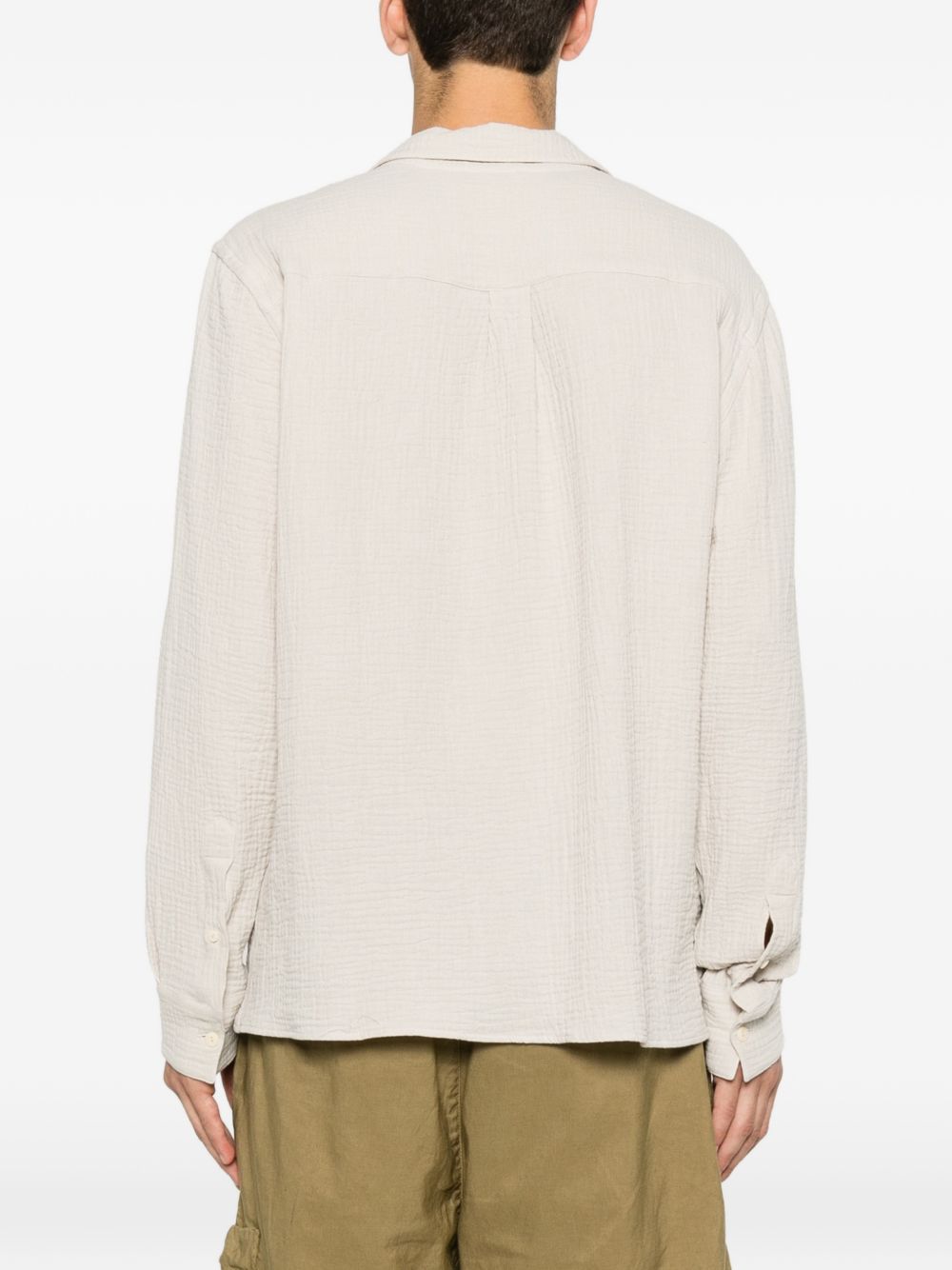 MC2 SAINT BARTH Camicia Ventotene beige in cotone