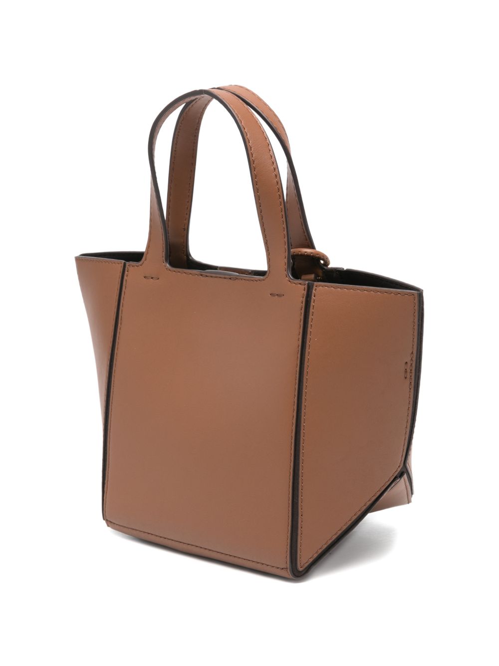 MICHAEL KORS Borsa tote in pelle marrone