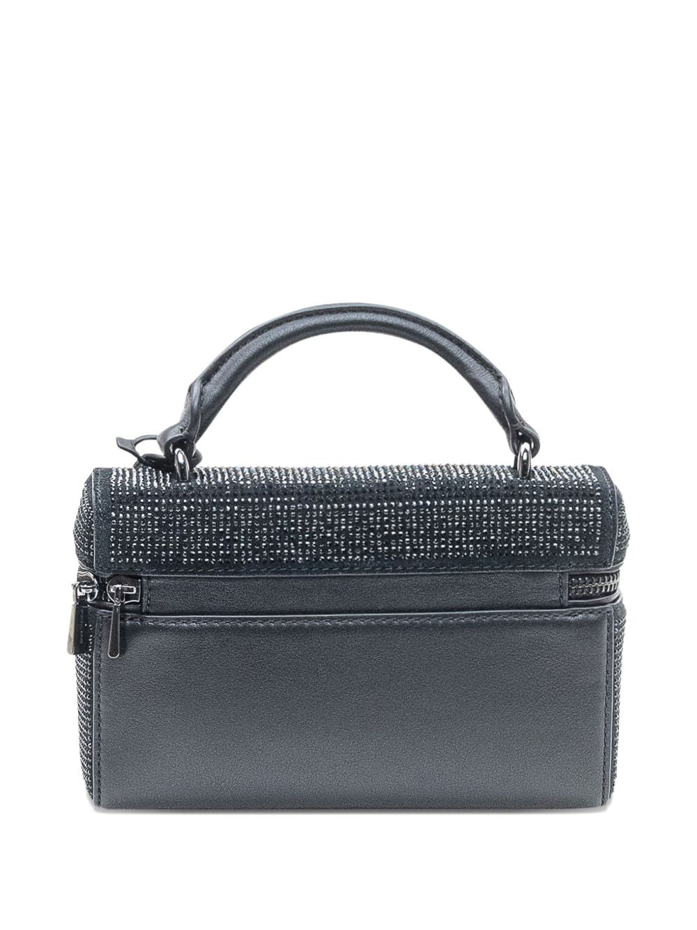 MICHAEL KORS Borsa bauletto con zip nero graffite