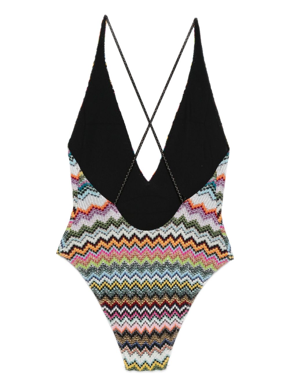 MISSONI Costume da bagno multicolore con scollo a V