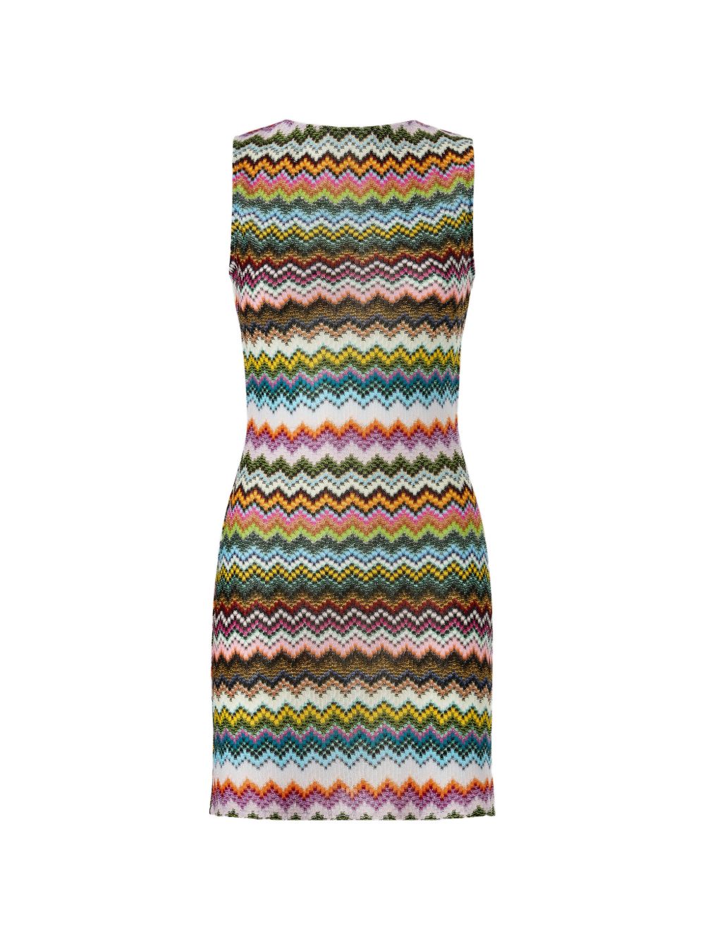 MISSONI Abito corto multicolore con motivo a zig-zag