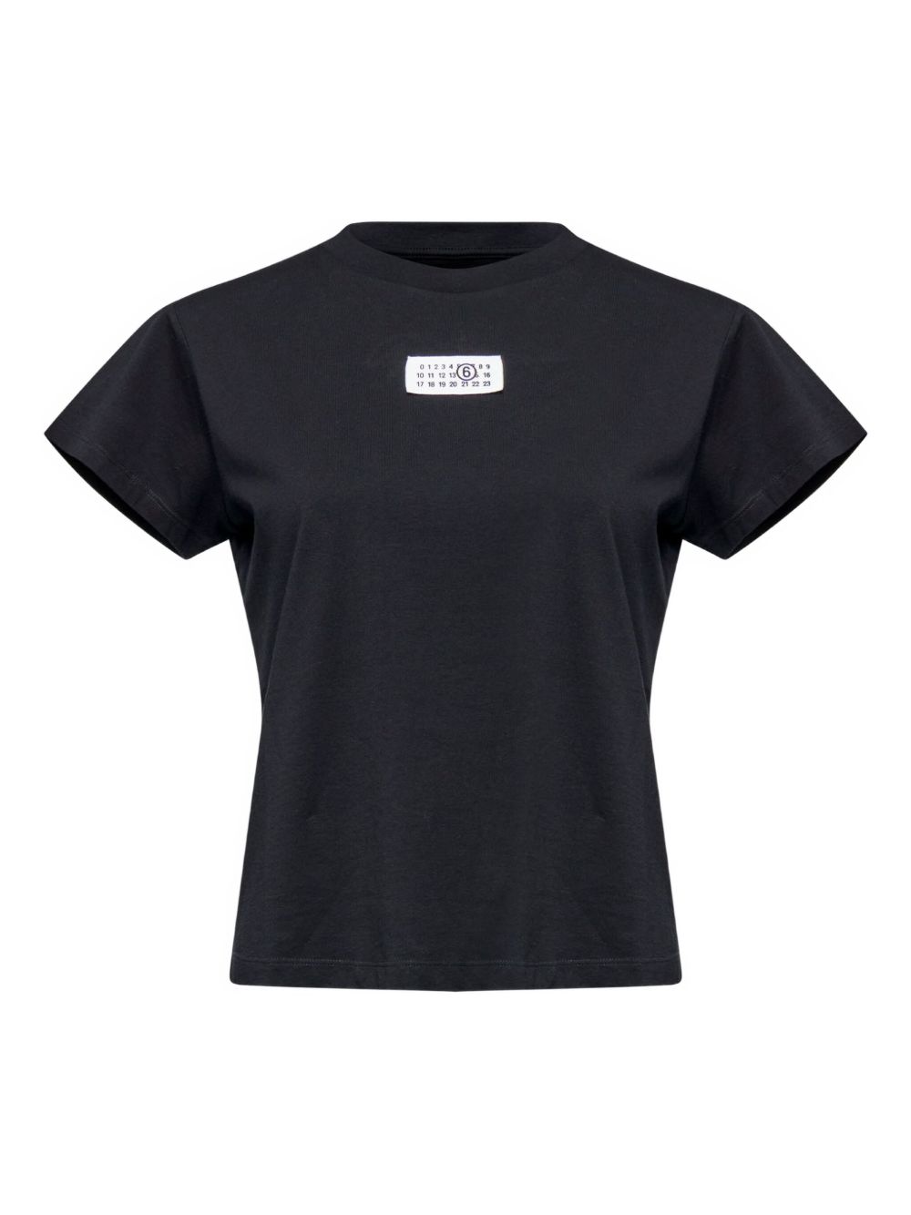 MM6 MAISON MARGIELA T-shirt a maniche corte in cotone nero