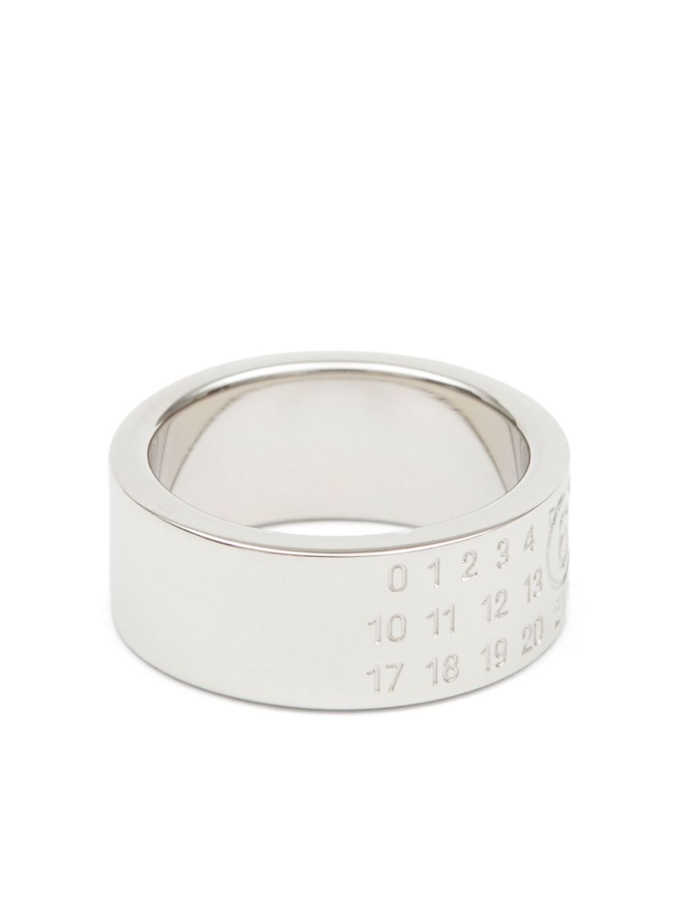 MM6 MAISON MARGIELA Anello argento con incisione