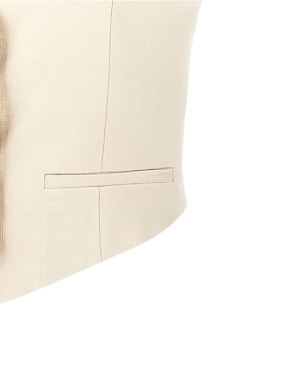 MSGM Gilet con scollo a V beige