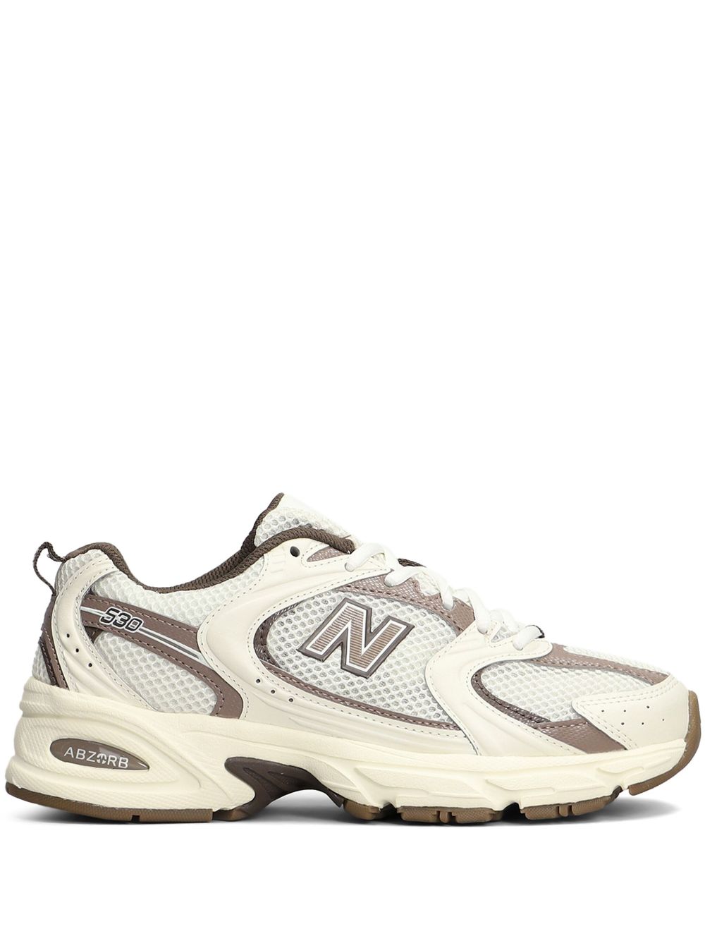NEW BALANCE Sneakers 530 Nat bianche e marroni
