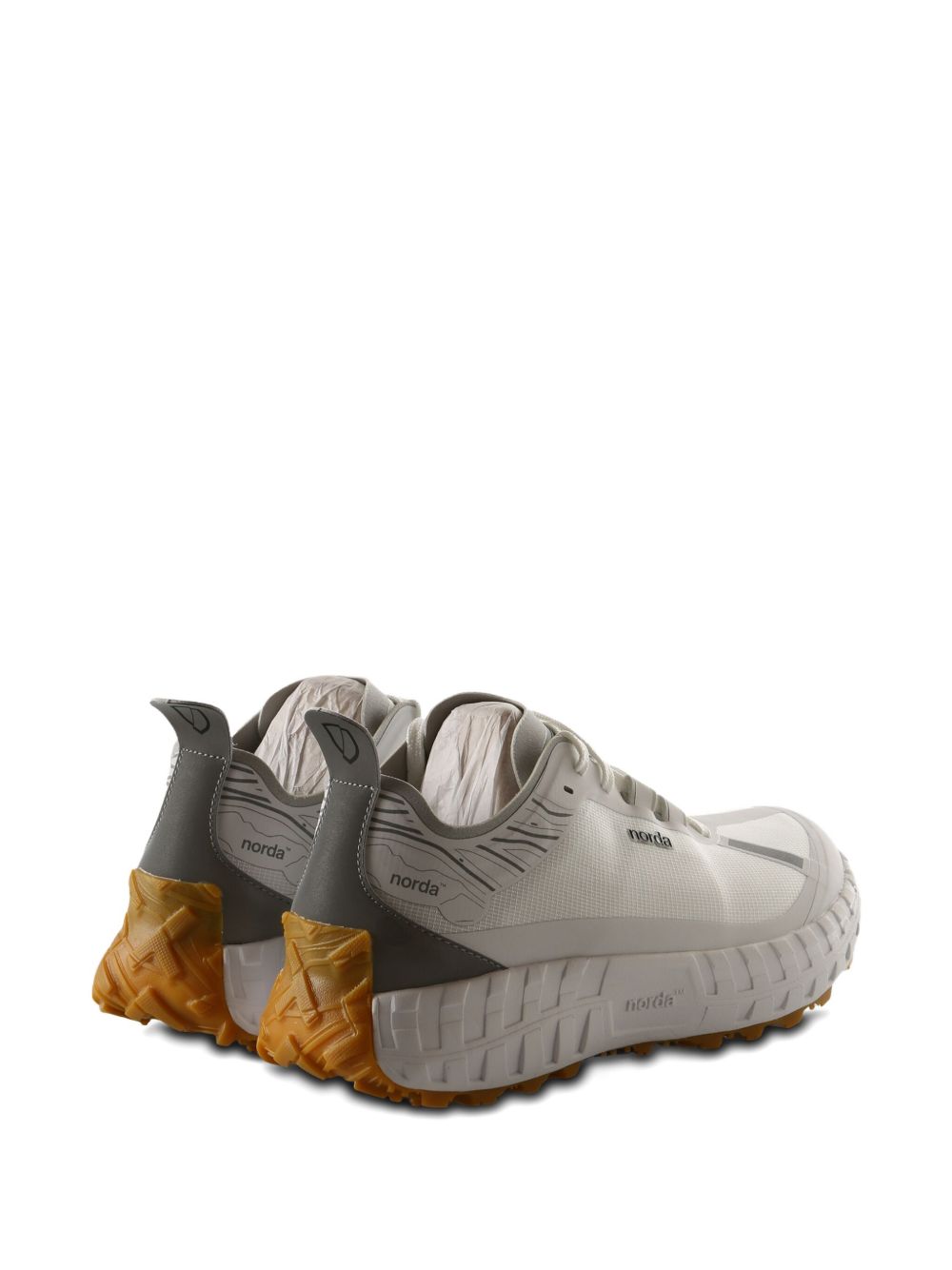 NORDA Sneakers 001A da running ultraleggere in materiali high-tech bianchi