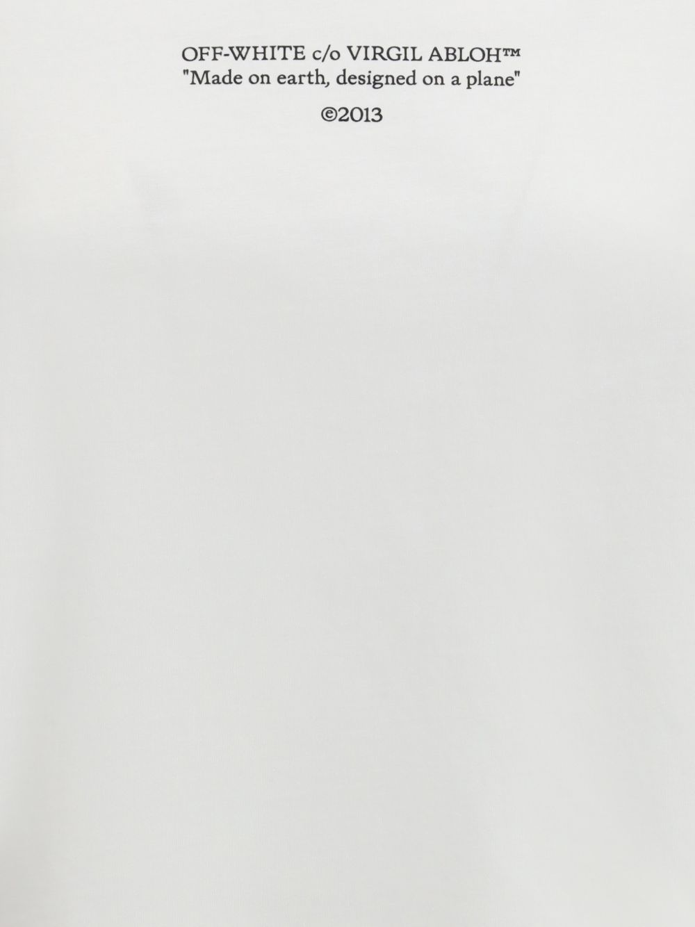 OFF WHITE T-shirt bianca con grafica sul petto