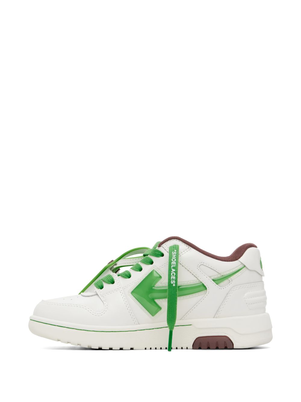 OFF WHITE Sneakers Out of Office bianche e verdi