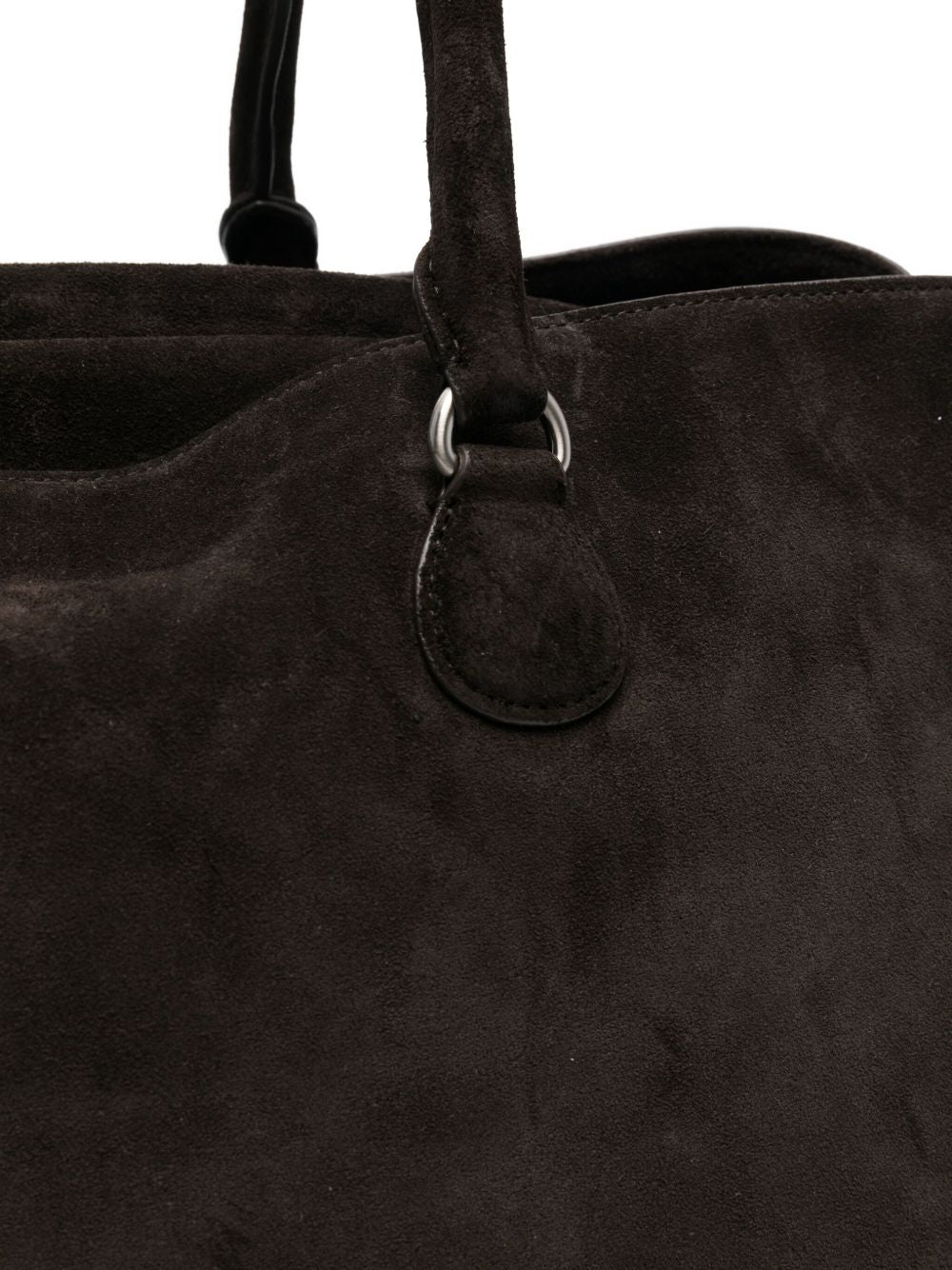 OSOI Borsa shopping Shell Brot Large in suede marrone