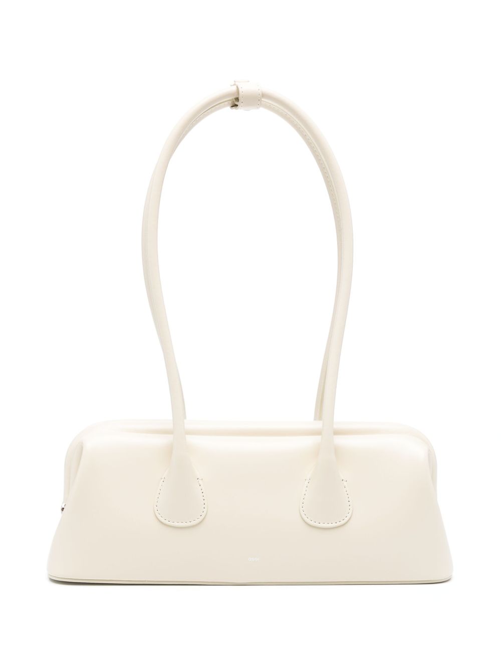 OSOI Borsa a spalla Boat Wide Mini in pelle crema